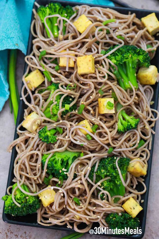 easy sesame noodles with tofu recipe