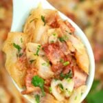 easy southern fried cabbage and bacon