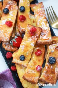 easy air fryer french toast sticks