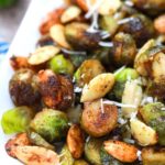 easy crispy parmesan brussel sprouts