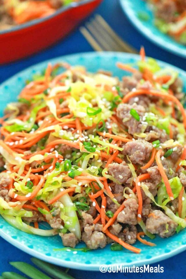 egg roll in a bowl