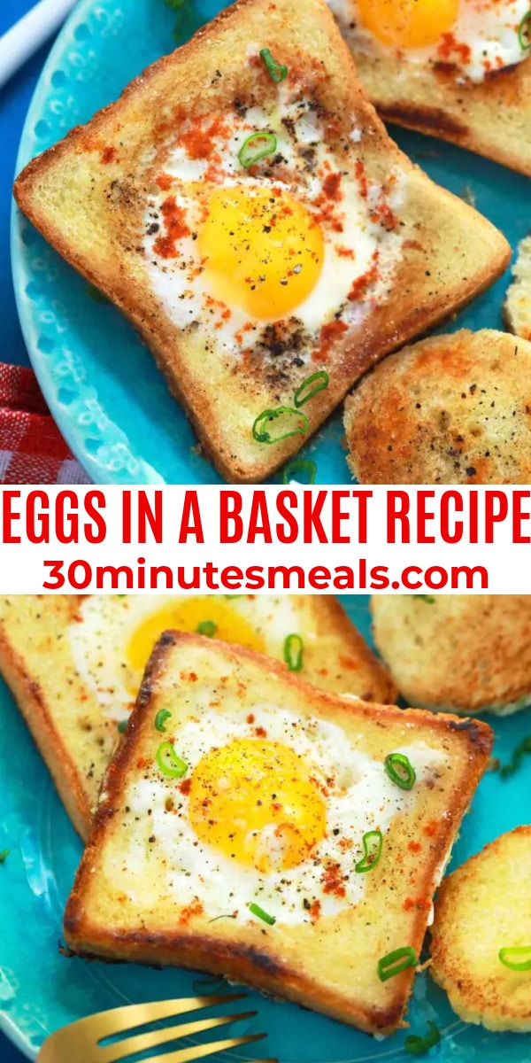 Air Fryer Eggs in a Basket