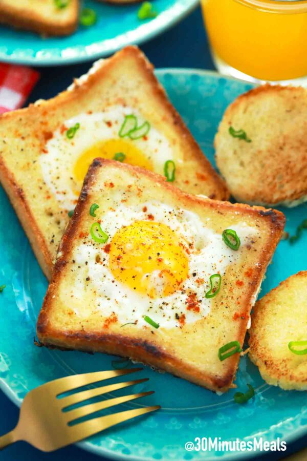 Eggs in a Basket Recipe 30 minutes meals