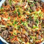 egg roll in a bowl skillet