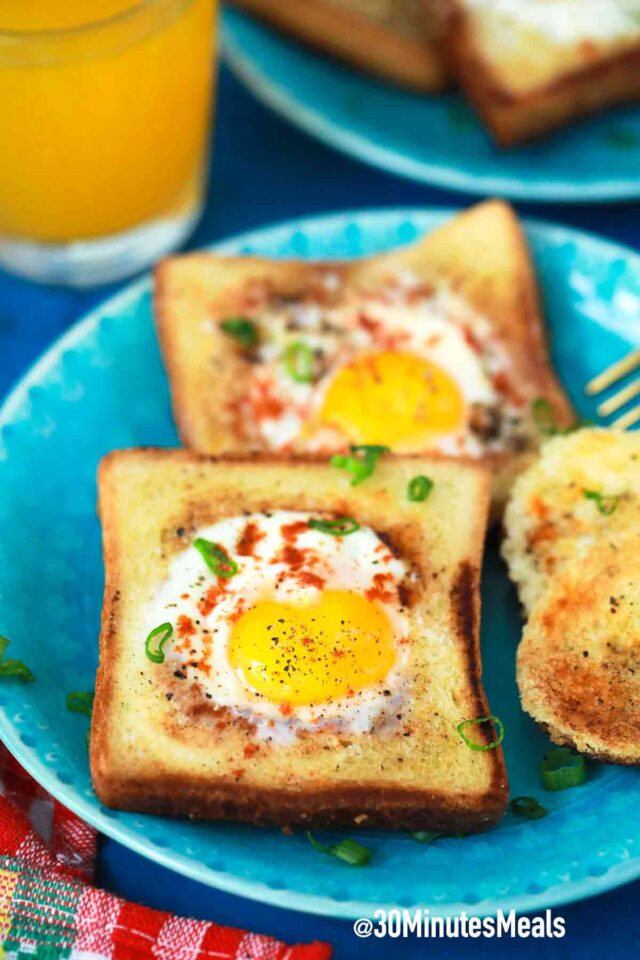 eggs in a hole