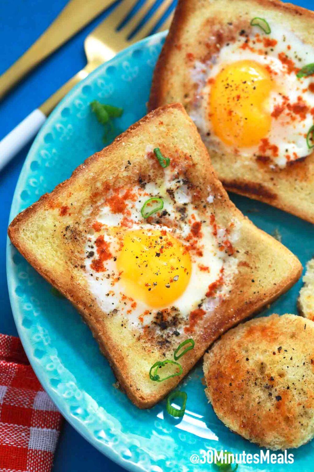 Eggs in a Basket Recipe - 30 minutes meals