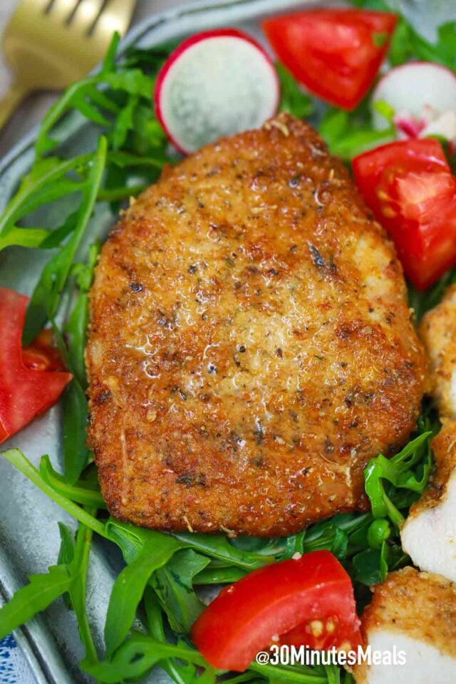 The Best Air Fryer Pork Chops Recipe - Savory Nothings