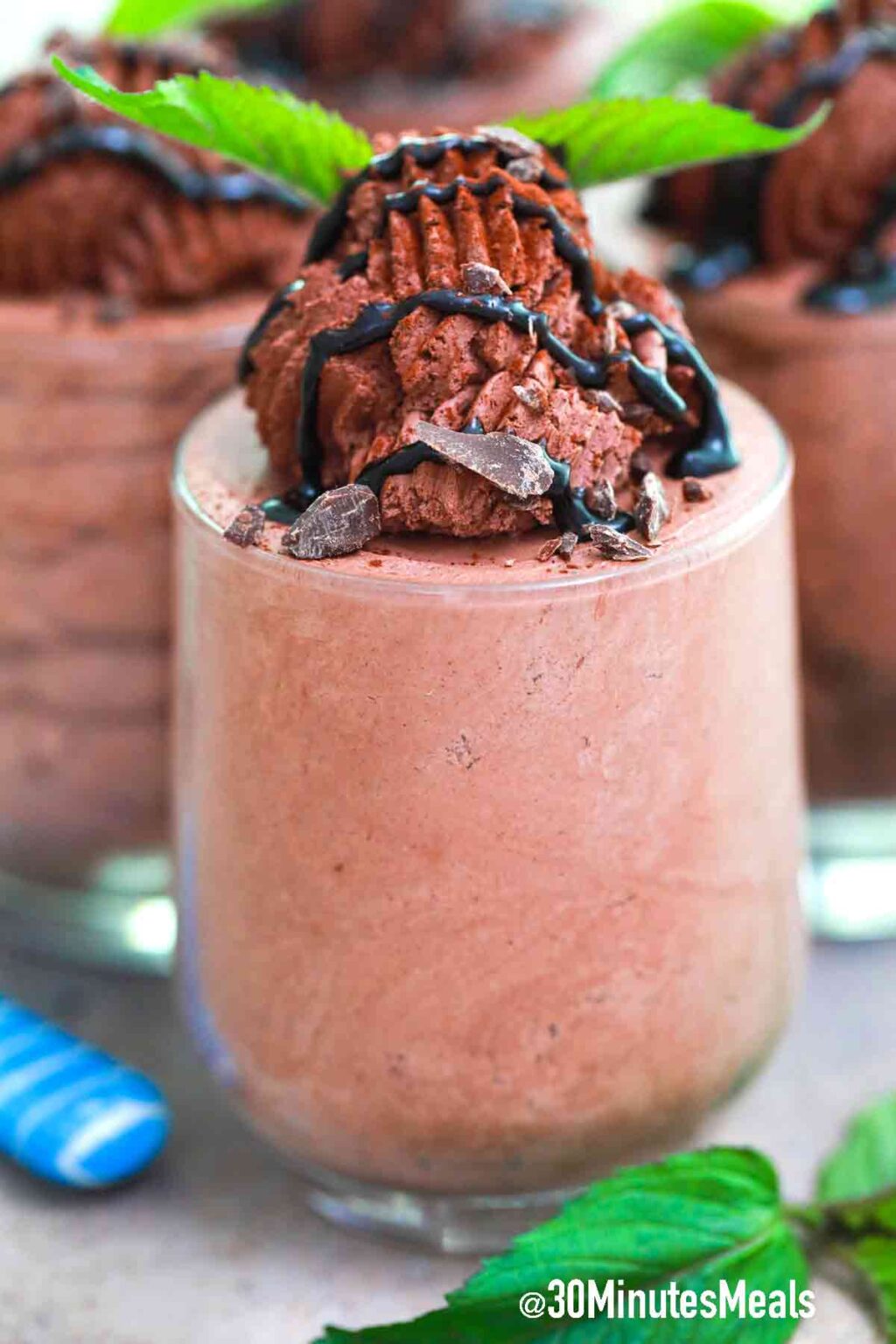 Quick Chocolate Mousse - 3 Ingredients! - 30 minutes meals