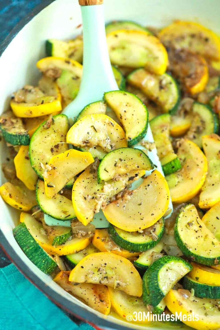 Sauteed Squash and Zucchini Recipe - 30 minutes meals