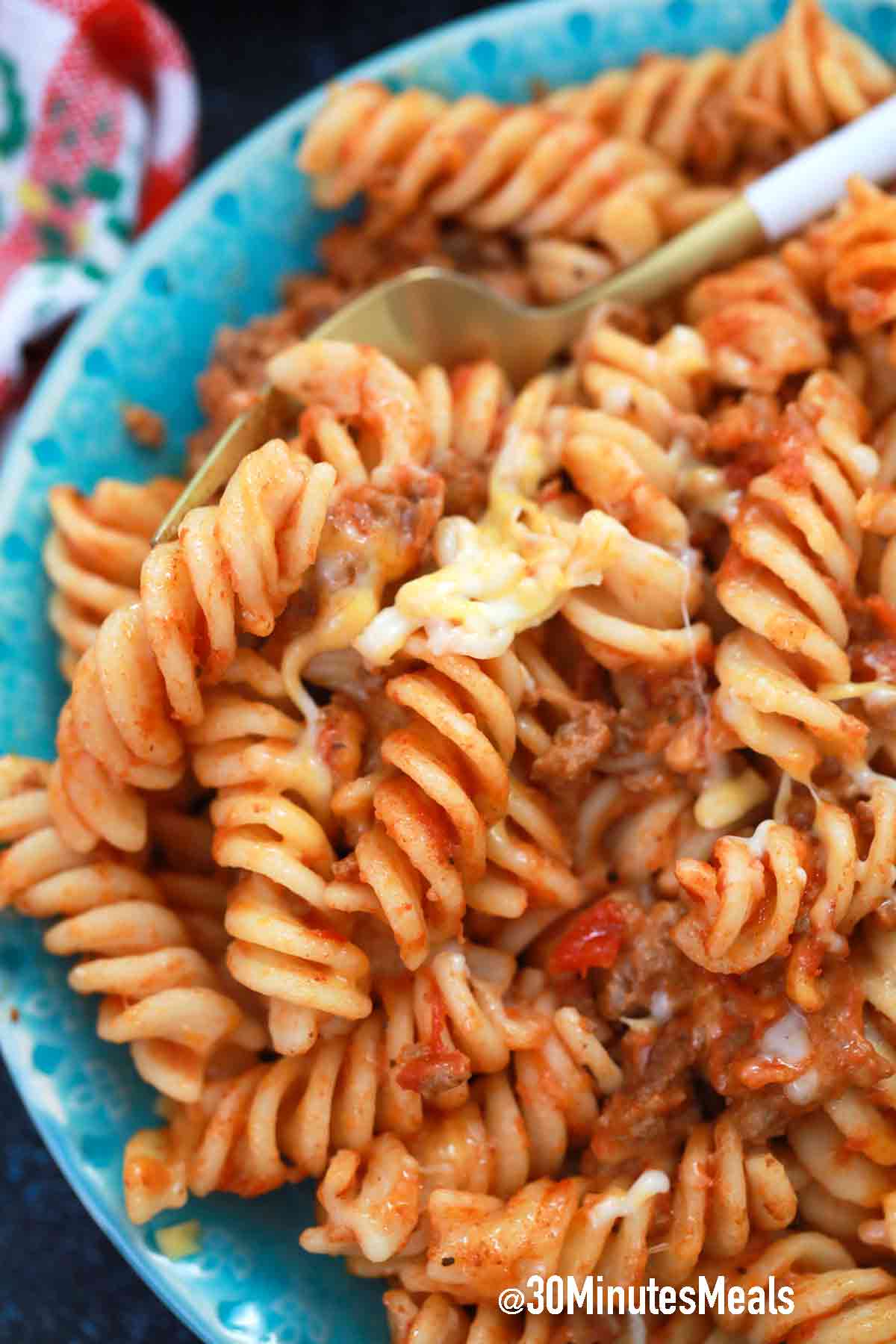 Cheesy Taco Pasta - 30 minutes meals