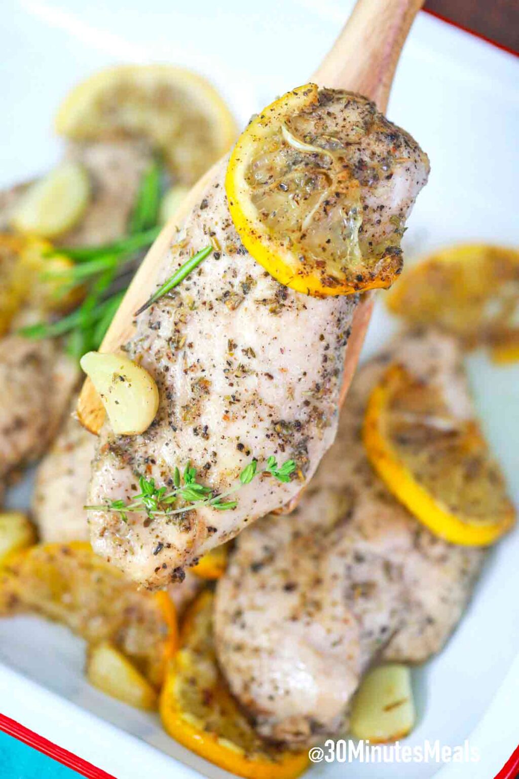 Baked Garlic Lemon Chicken Breasts Recipe - 30 Minutes Meals