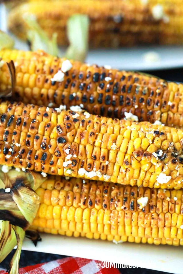 grilled corn with cheese