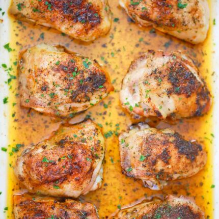 Oven Baked Chicken Thighs - 30 minutes meals