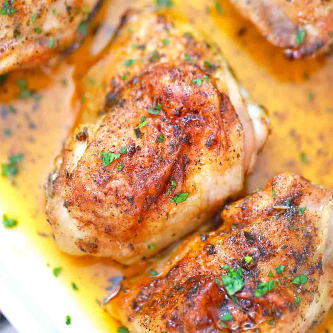Easy Baked Chicken Thighs Recipe