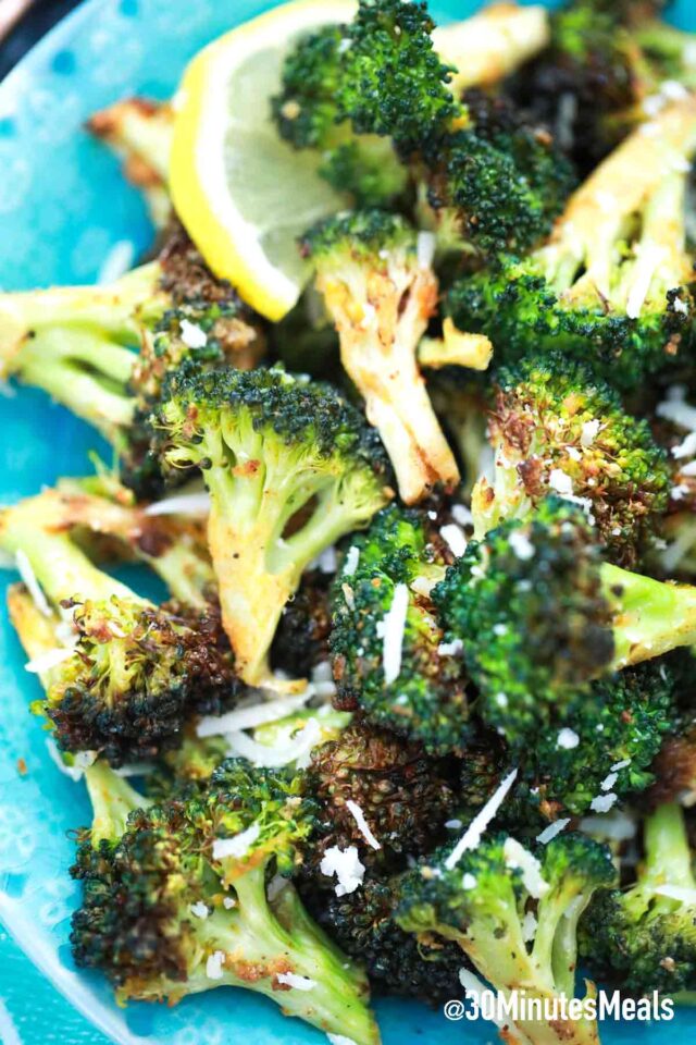 crispy air fried broccoli