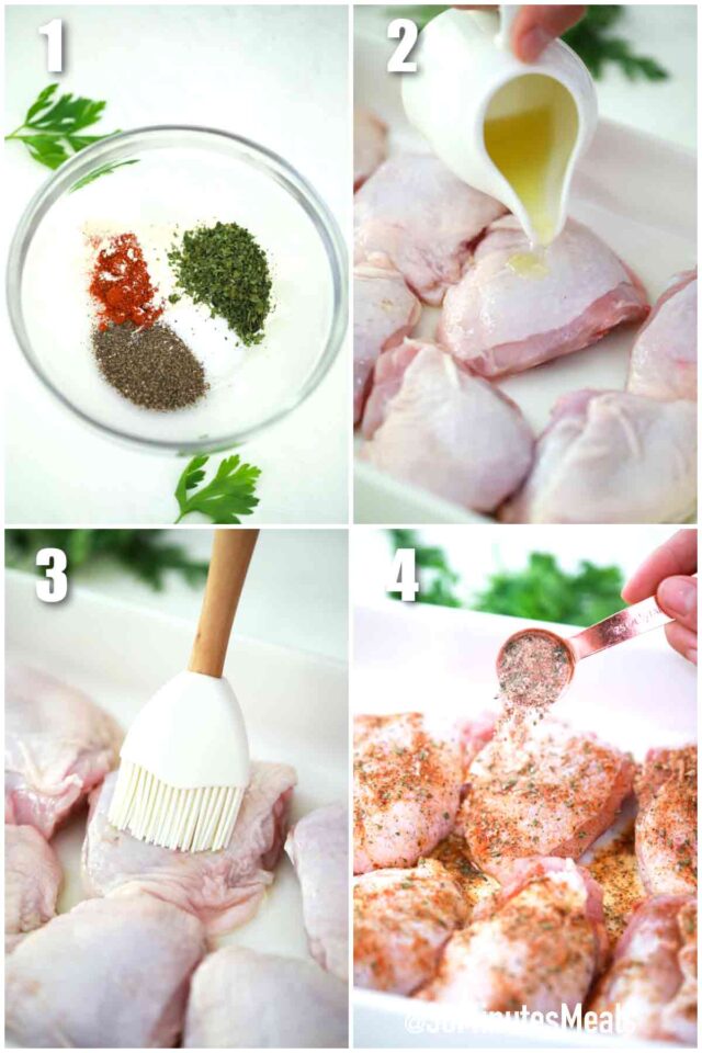 30-Minute Baked Boneless Chicken Thighs - Familystyle Food