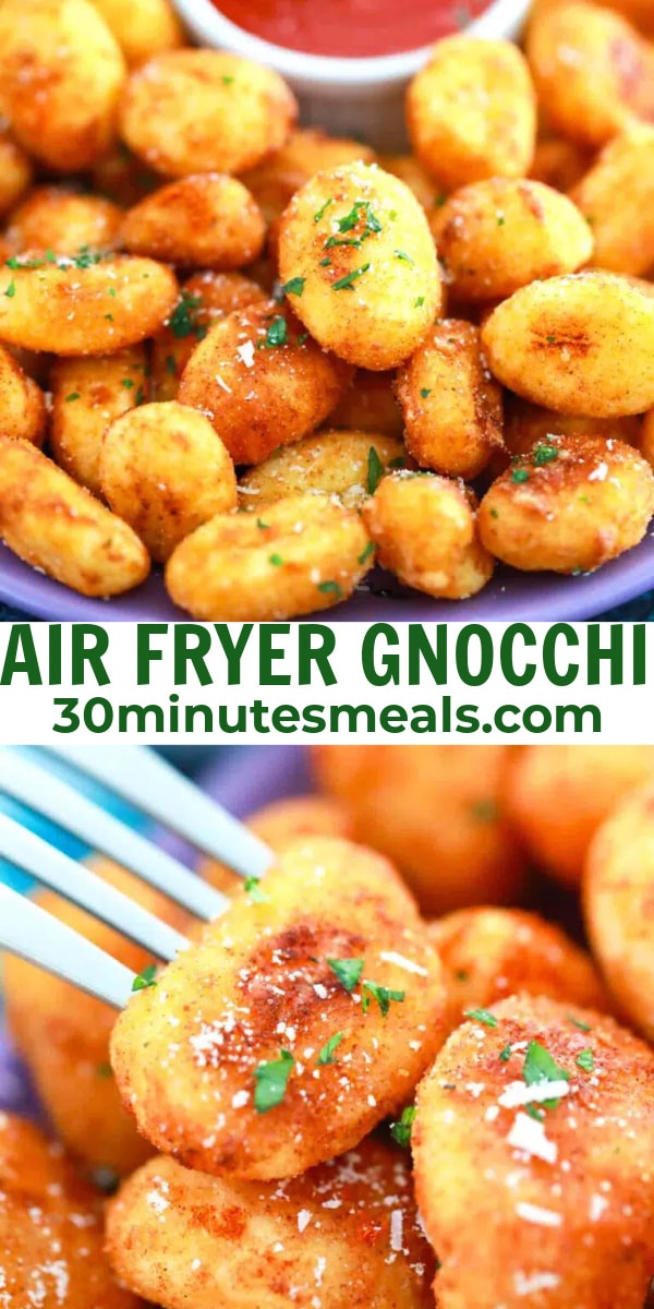 easy air fryer gnocchi pin