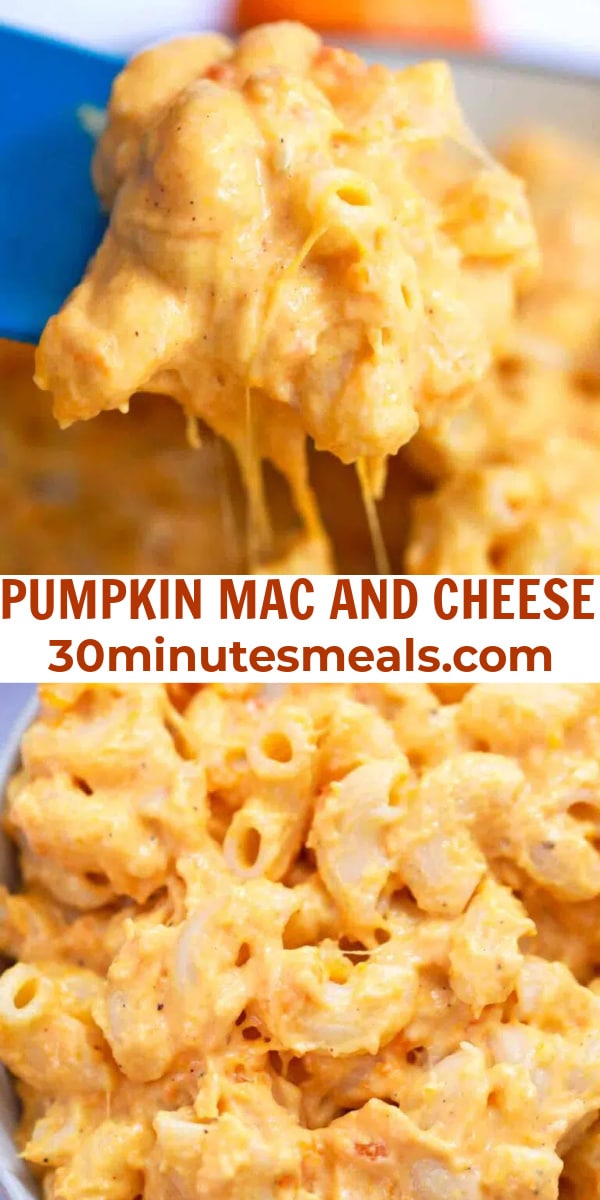 easy pumpkin mac and cheese pin