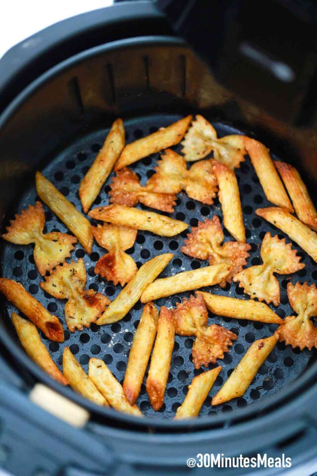 air fryer pasta chips