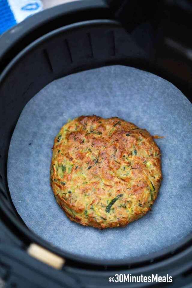 air fryer zucchini fritters