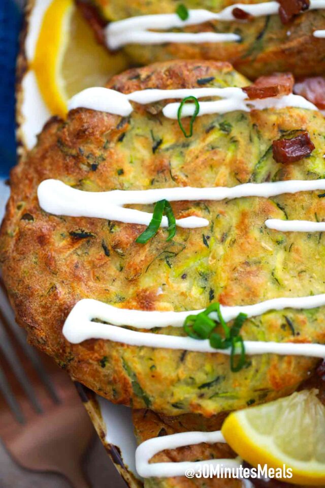 zucchini fritters with aioli