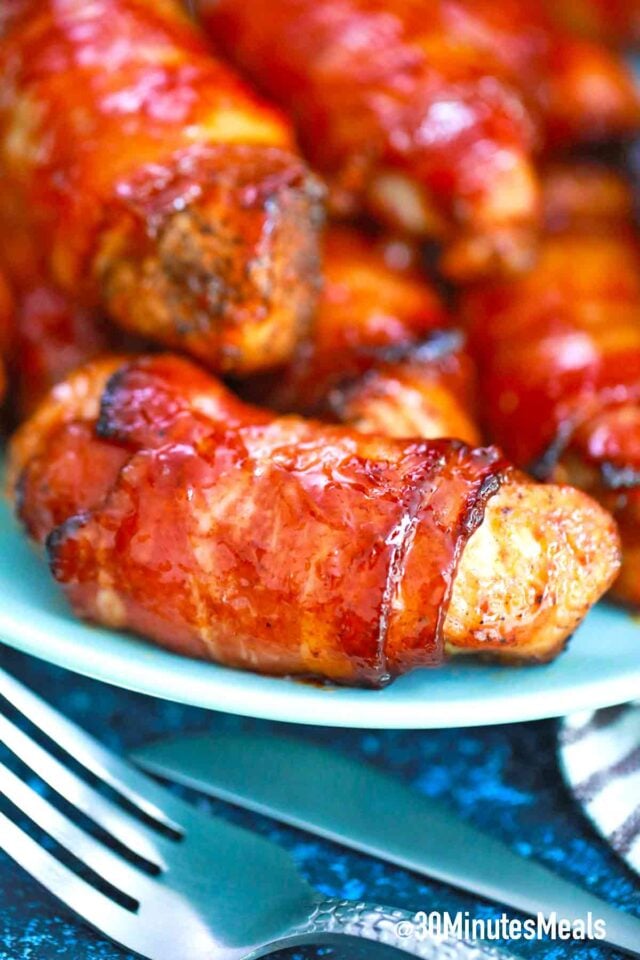 bacon wrapped chicken tenders