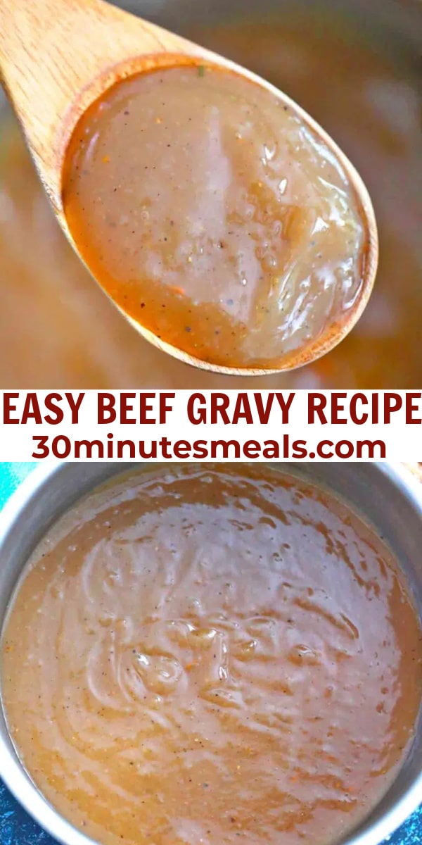 easy beef gravy pin