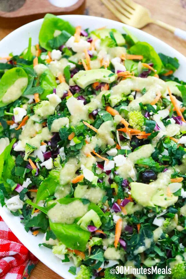 green detox salad