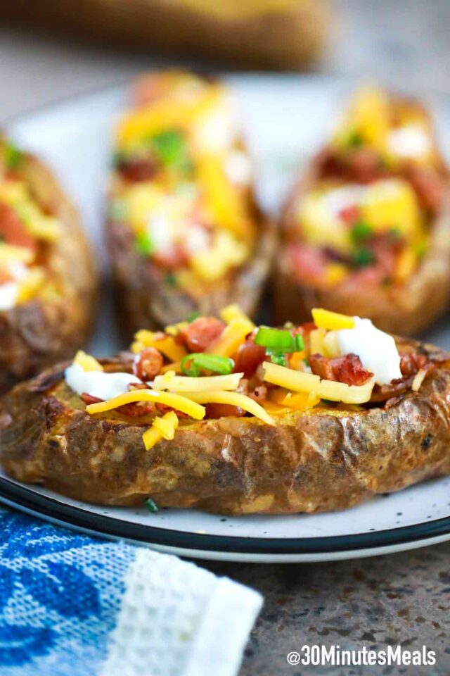 stuffed potato skins