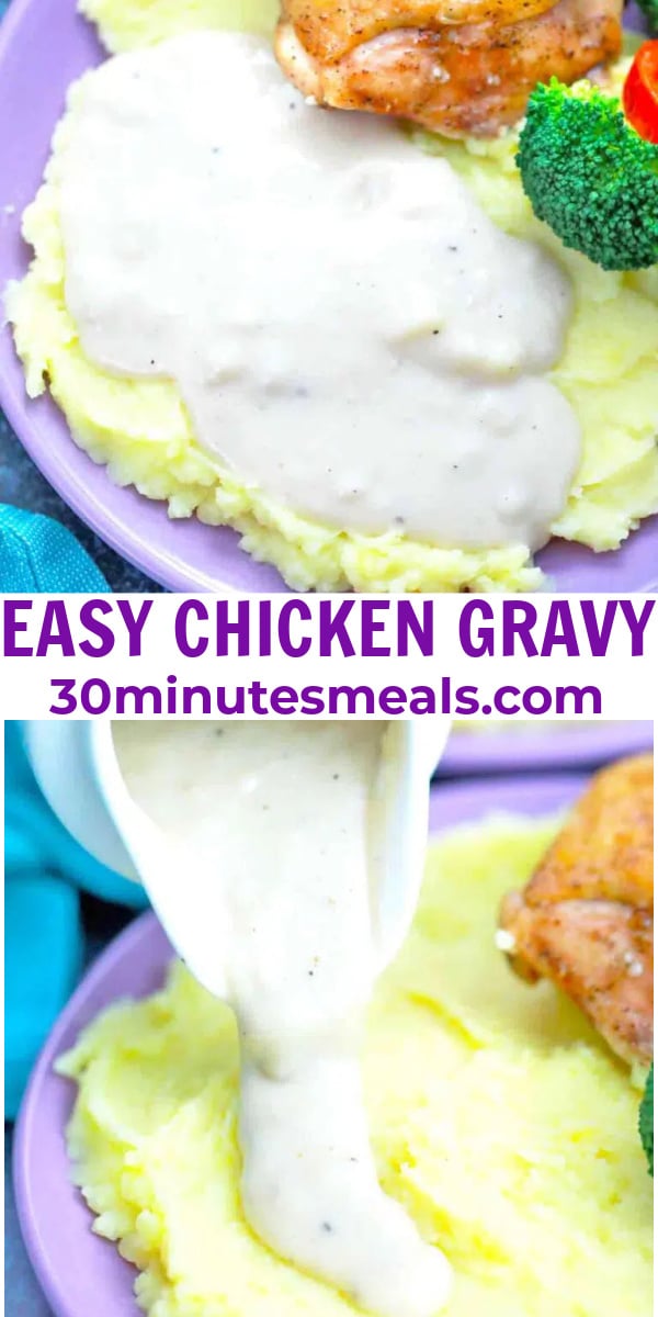 easy chicken gravy pin