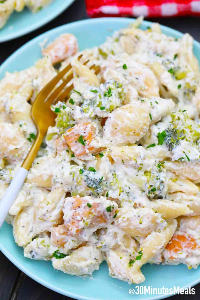 chicken and broccoli pasta