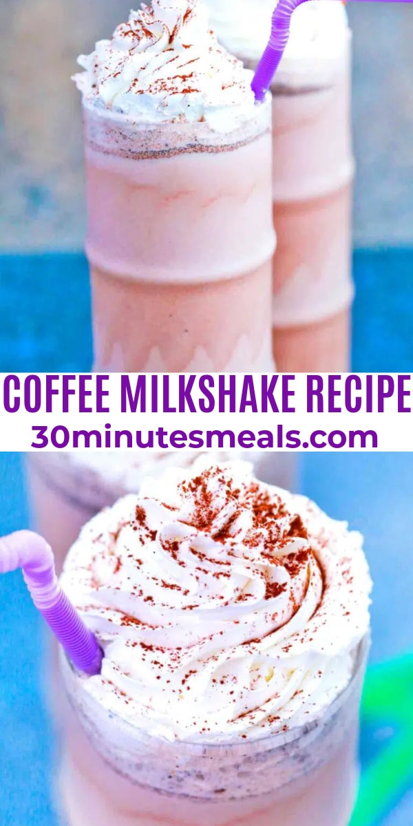 easy coffee milkshake pin