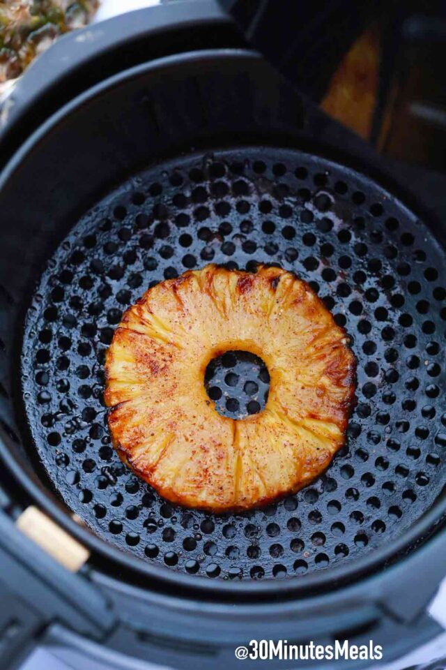 air fryer pineapple rings