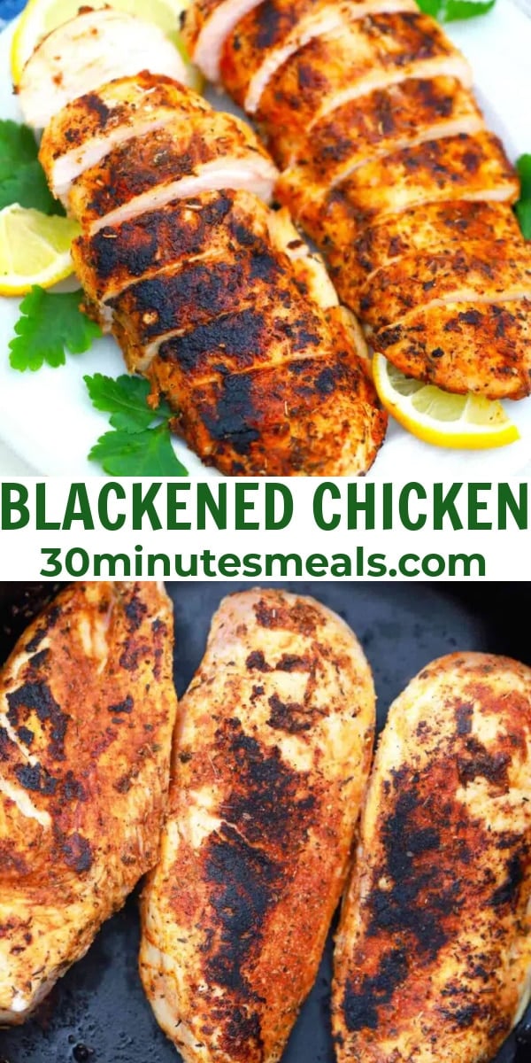 easy blackened chicken pin