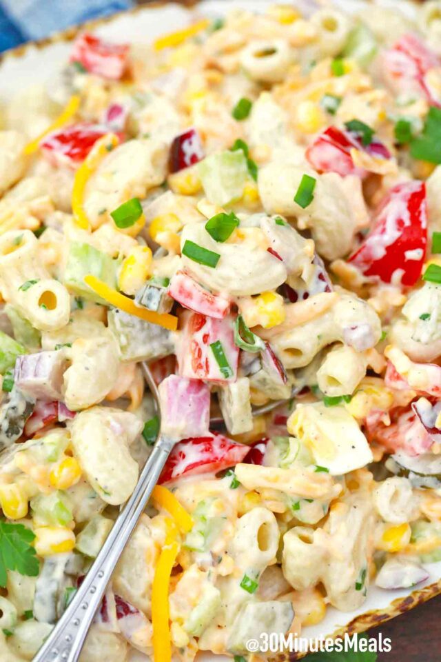 creamy pasta salad