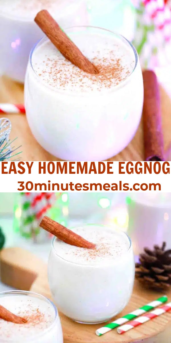 easy homemade eggnog pin