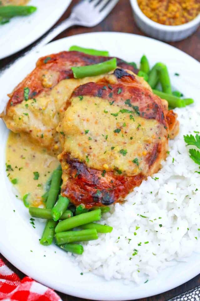 best honey dijon pork chops