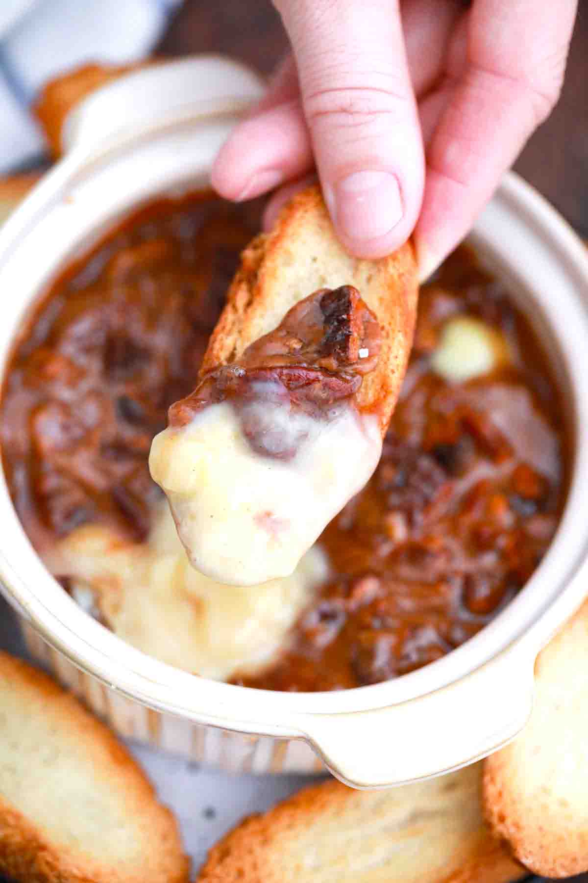 Baked Brie with Praline Sauce (With Video)