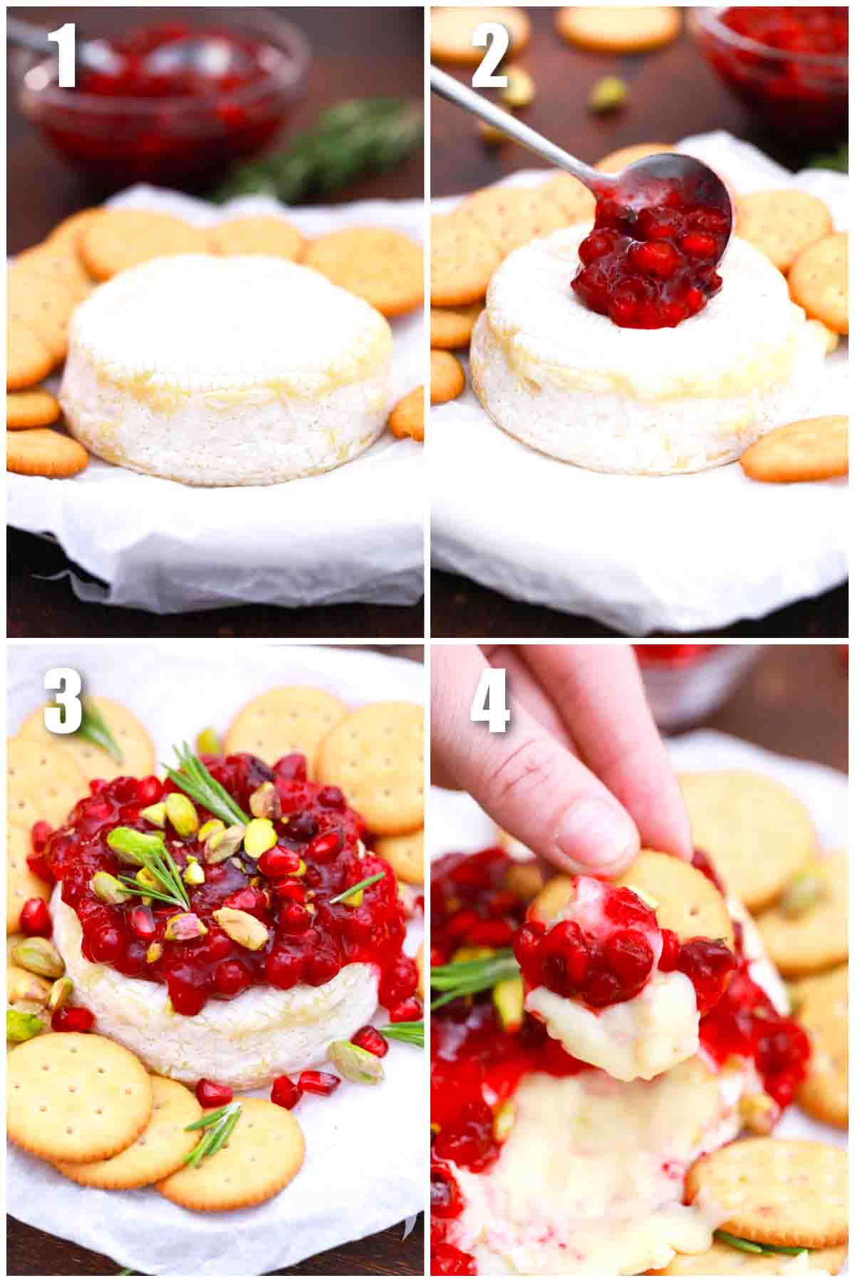 Cranberry Baked Brie Recipe - 30 Minutes Meals