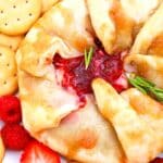 homemade baked brie in puff pastry recipe