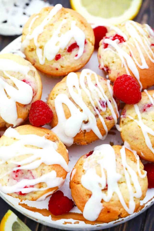 homemade easy raspberry muffins
