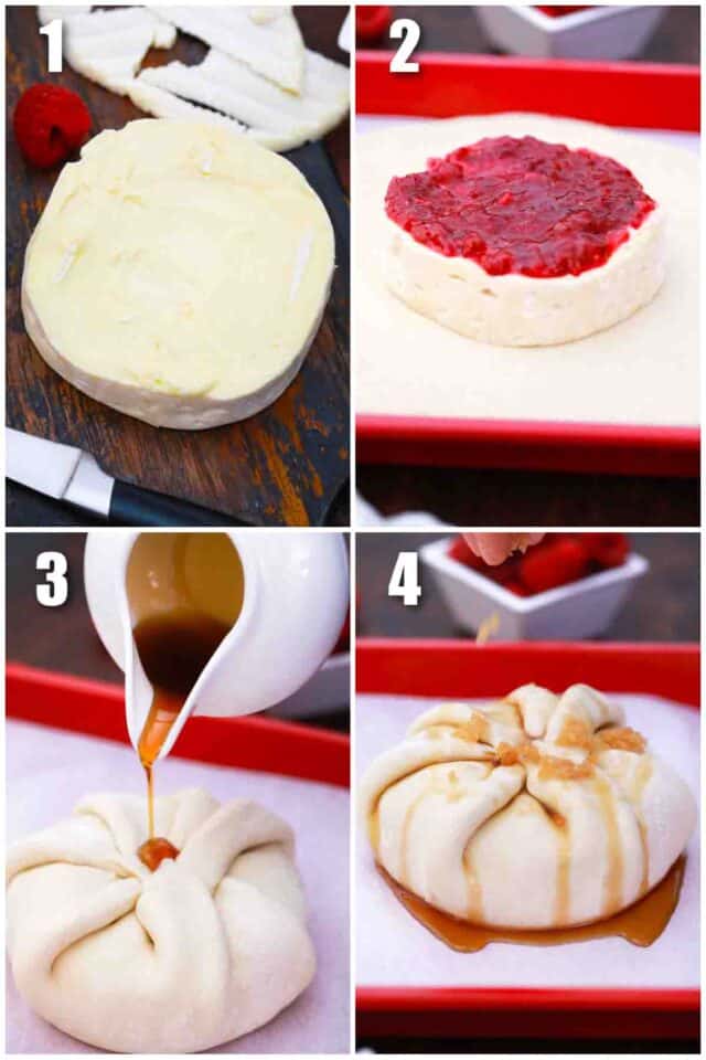 how to make baked brie in puff pastry at home