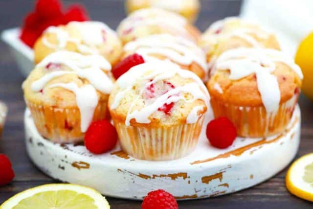 easy raspberry muffins