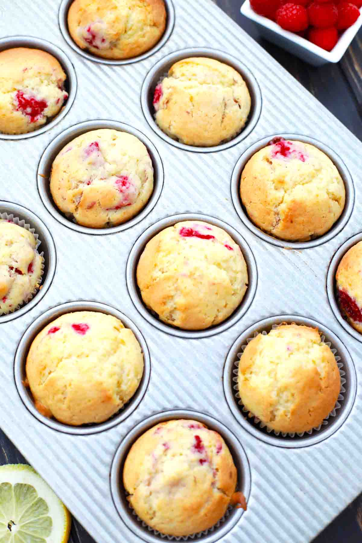 Raspberry Muffins Recipe - 30 minutes meals