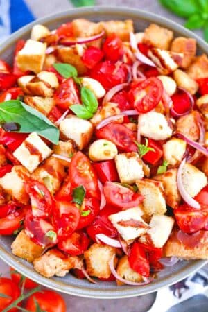 easy panzanella salad recipe
