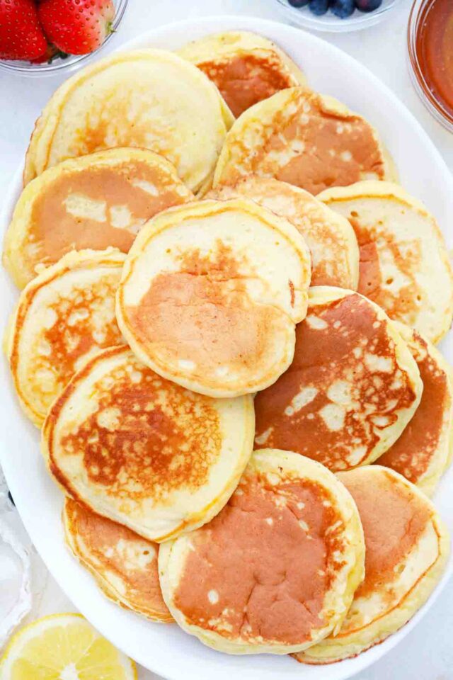 easy lemon ricotta pancakes recipe