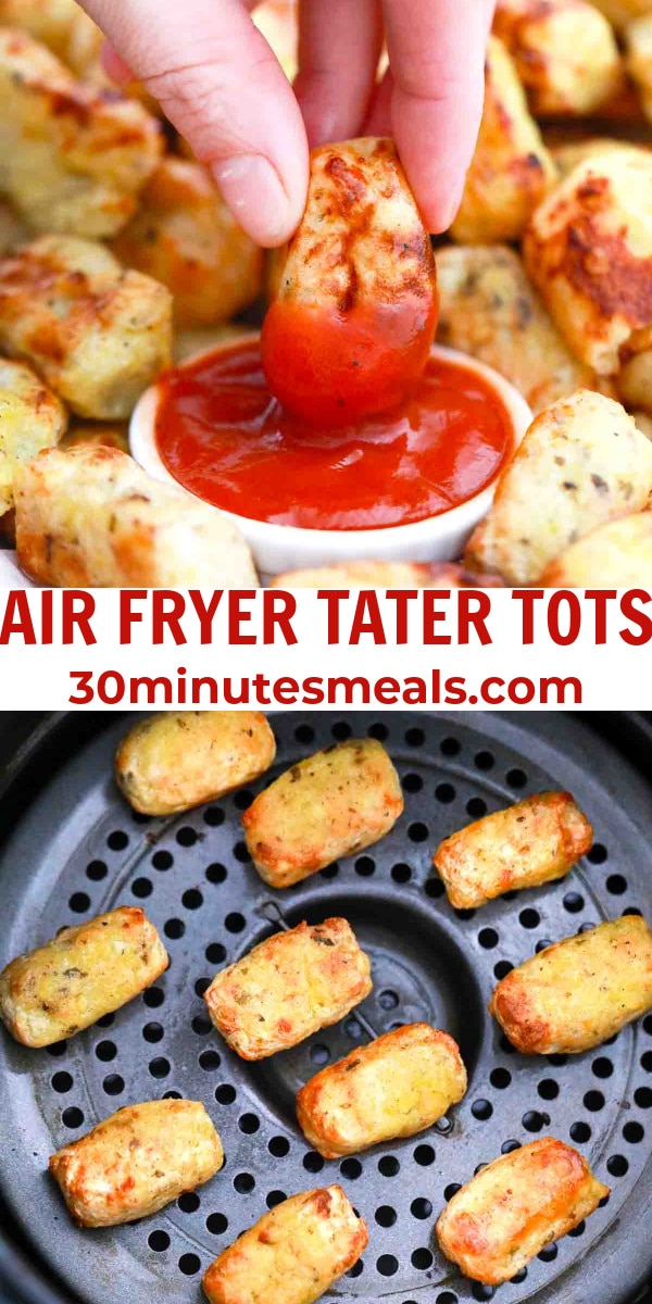 easy air fryer tater tots pin