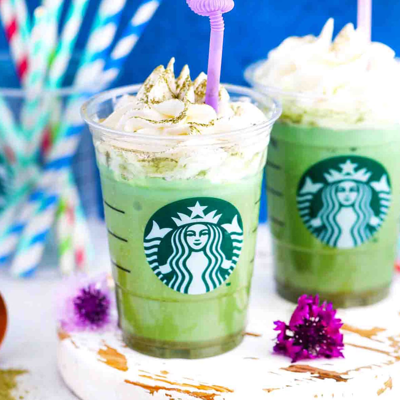Vegan Copycat Starbucks Matcha Green Tea Frappuccino - The Viet Vegan