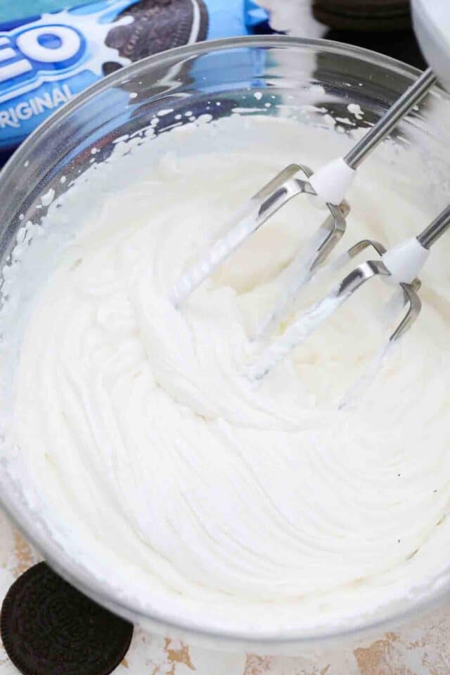 making whipped cream