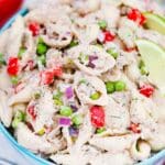 tuna pasta salad with veggies